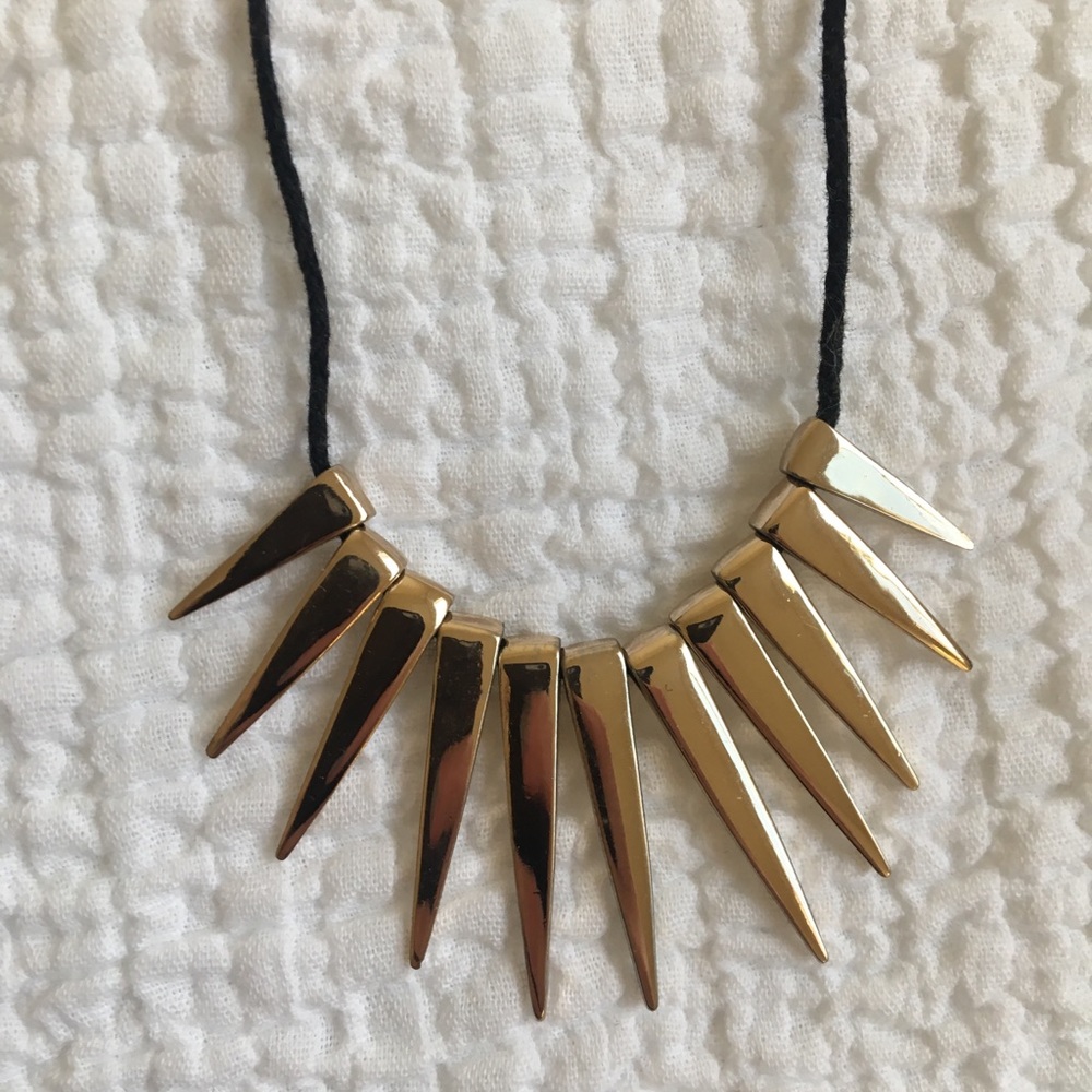 Gold Spike Necklace